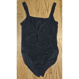 Miraclesuit Shaping Slimming Shimmer One-Piece Swimsuit Women's Size 16